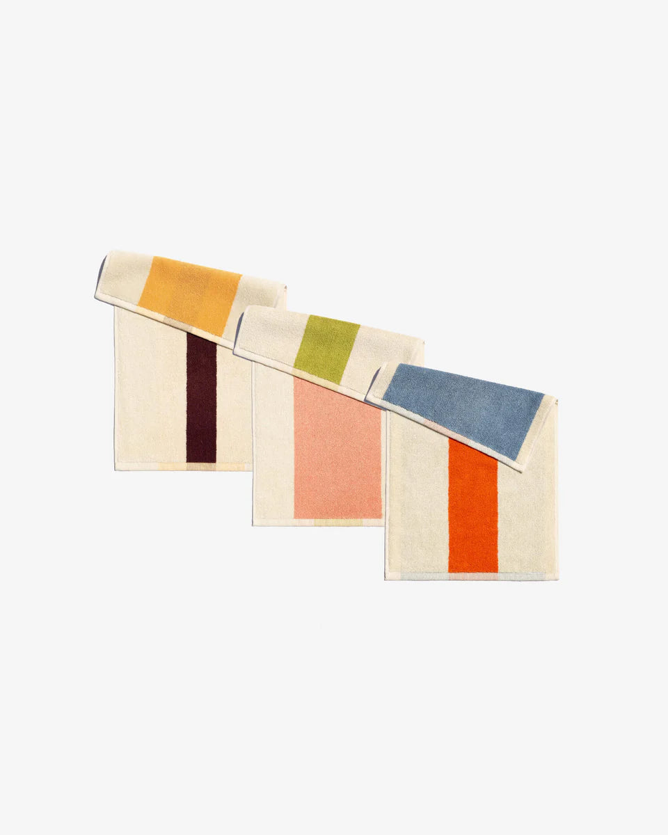 Suite 702 Hand Towel Set of 3 Lime/Sunny Yellow/Blue