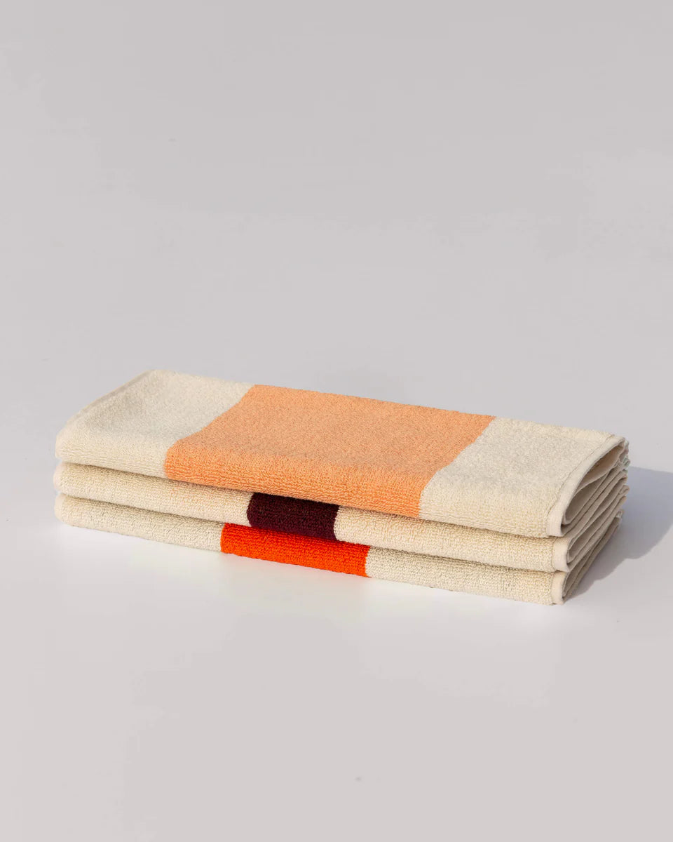 Suite 702 Hand Towel Set of 3 Lime/Sunny Yellow/Blue