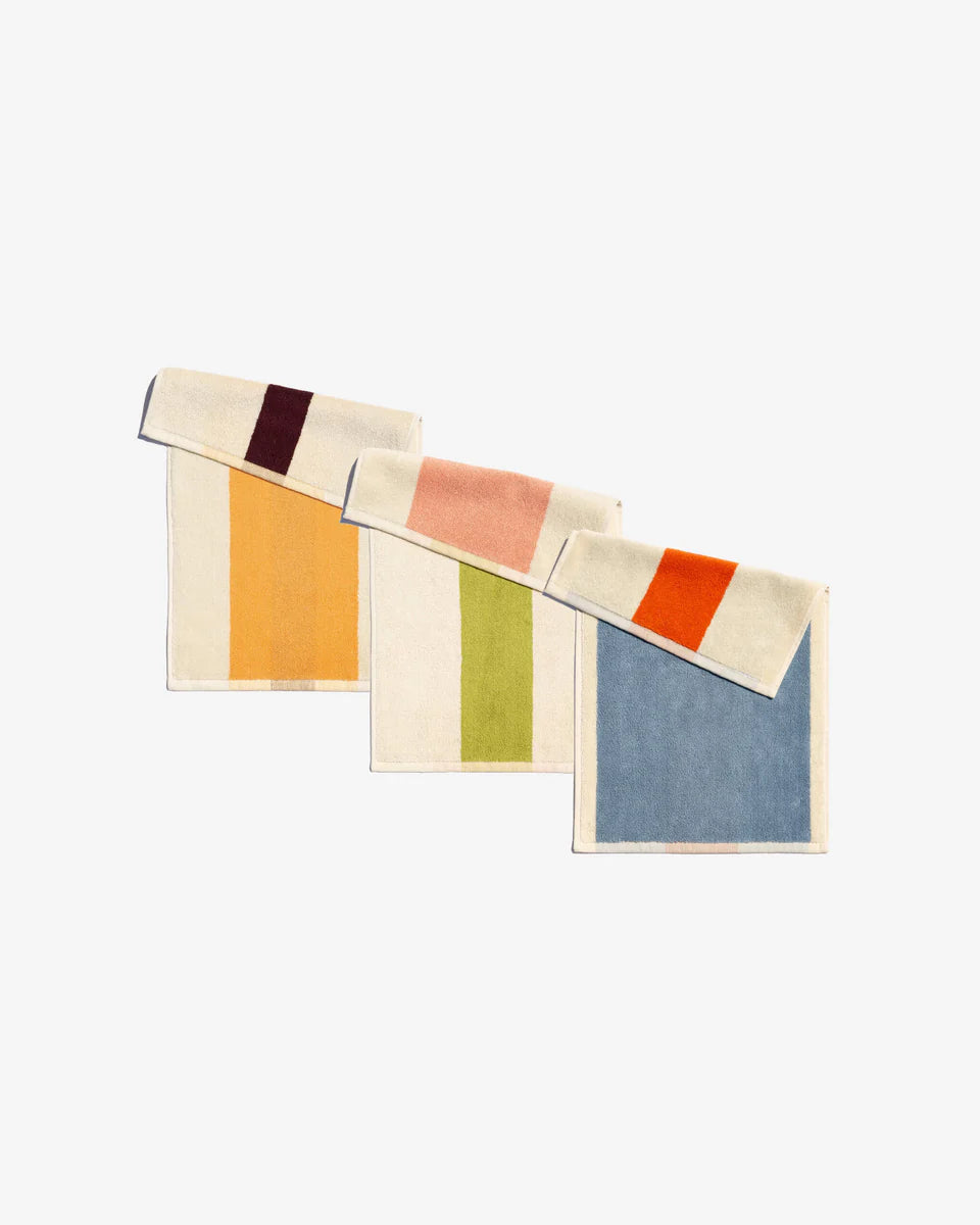 Suite 702 Hand Towel Set of 3 Lime/Sunny Yellow/Blue
