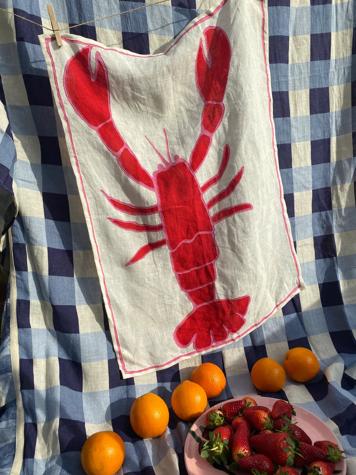 Amuse La Bouche Lobster Tea Towel