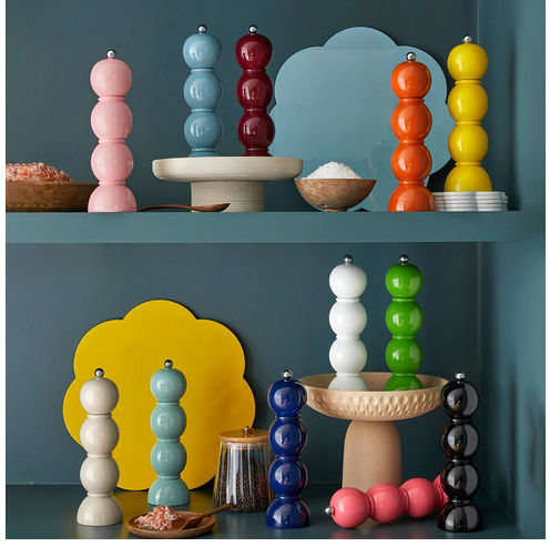 Leaf Bobbin Salt or Pepper Mill
