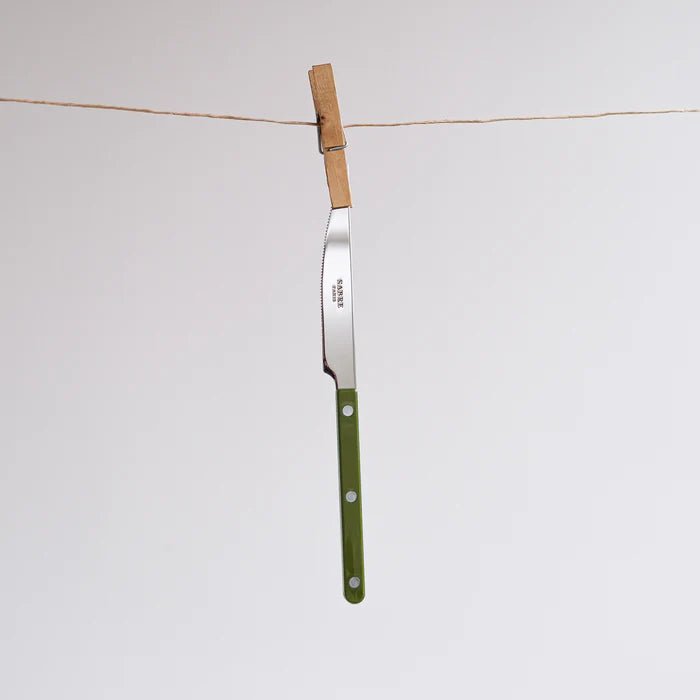 Shiny Bistrot 4 Piece Cutlery Set, Fern Green