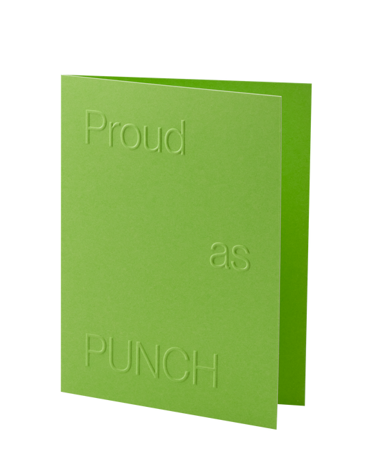 Proud As Punch, Gift Card