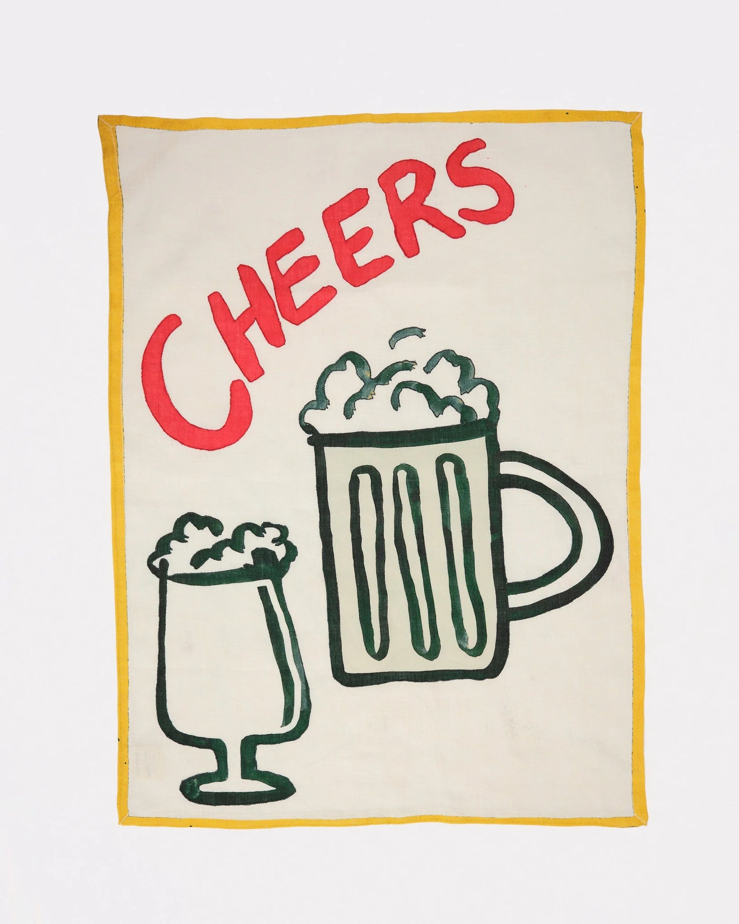 Amuse La Bouche Beer Tea Towel