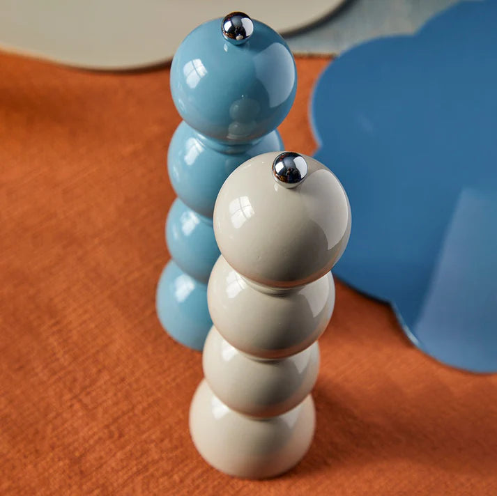 Stumbled Home Addison Ross Chambray Salt or Pepper Mill