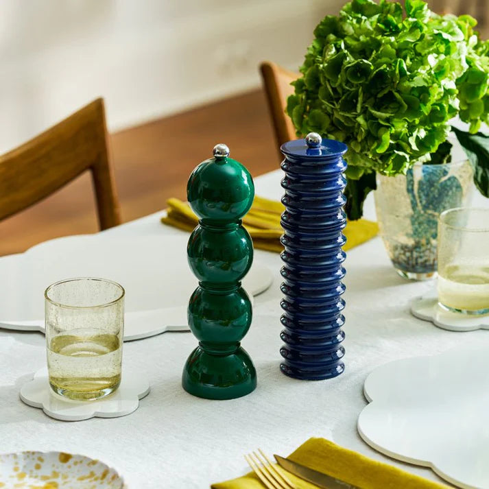 Stumbled Home Addison Ross Racing Green Bobbin salt or pepper Mill