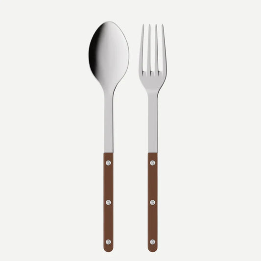 Bistrot Solid Serving Set Chocolate