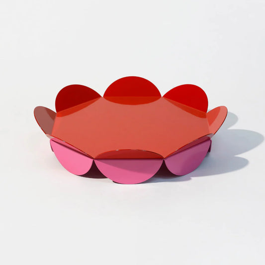 Flower Serving Stand L – Red