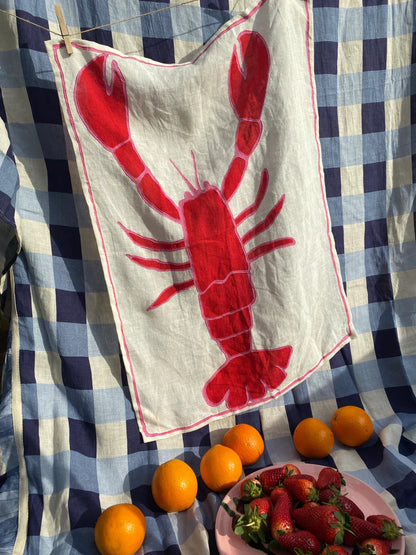 Amuse La Bouche Lobster Tea Towel