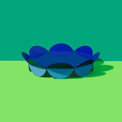 Flower Serving Stand M – Blue